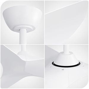 Ventilatore da Soffitto Moderno da 38 Pollici per Interni ed Esterni con Motore DC e Telecomando per Camere da Letto e Soggiorni, Luce Non Inclusa - Product Image 4