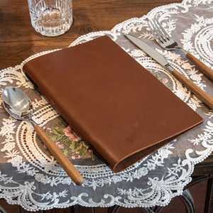 Carpeta de Menú de Cuero de Alta Calidad, Presentador de Facturas para Restaurantes, Porta Menús de Vino Personalizado para Hoteles, ALM-0060 - Product Image 5
