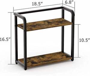 Hot Sale Durable Steel Double Tier <b>Spice</b> Rack Space Saving Kitchen Shelf for <b>Spice</b> <b>Jar</b> Organization Available At Wholesale Price - Product Image 6