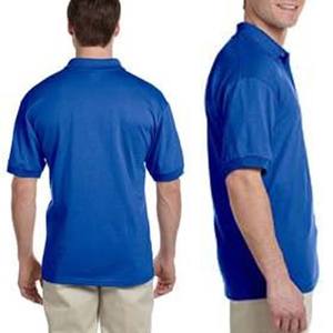 Camiseta de Manga Corta Personalizada con Logotipo 3D, Camiseta Polo de Diseño para Hombre, Camiseta Polo de Algodón Piqué Elástico Sólido - Product Image 1