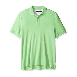 เสื้อโปโลถักไหมพรมสีพื้นเรียบง่าย สไตล์พื้นฐาน กระดุมติด ผ้าฝ้าย 100% แขนสั้น เสื้อสเวตเตอร์ผู้ชาย - Product Image 2