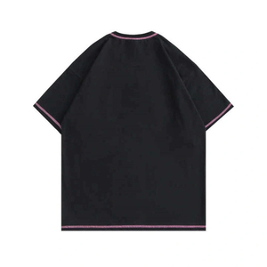 Camiseta Extra Grande de Algodón Ecológico de Alta Calidad de 220 g para Hombre, Cómoda y Elegante, con Impresión Personalizada en Relieve y Logotipo en la Parte Delantera - Product Image 4