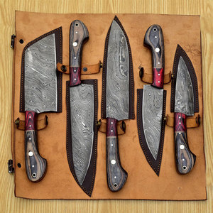 Modern Damascus Steel <b>Kitchen</b> Knife Set With Stylish Design And Practical Function For Everyday <b>Kitchen</b> Tasks - Product Image 4