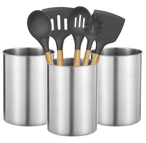 Support à Cuillères en Acier Inoxydable Livraison Rapide Support pour Ustensiles de Cuisine en Acier Fourchettes Cuillères Baguettes Meilleur Prix - Product Image 6
