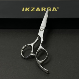 Ciseaux de barbier professionnels en acier inoxydable à haute teneur en carbone, poignée ergonomique pour droitiers, ciseaux de beauté, qualité industrielle - Product Image 5
