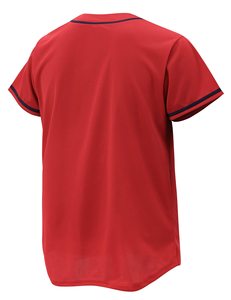 เสื้อเบสบอลคอวีผ้าโพลีเอสเตอร์เย็บอย่างดี ระบายอากาศได้ดี คุณภาพเยี่ยมสำหรับผู้ชาย ขายส่งแบบอเมริกัน - Product Image 3