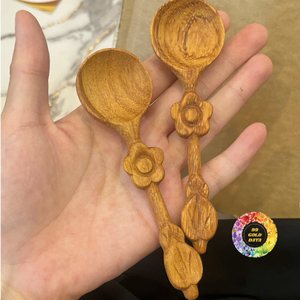 Cuchara de madera con forma de corazón Love Spoon, duradera, apta para lavavajillas, diseño galés, marca Caryln - Product Image 3