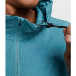 Conjunto corto cortavientos para hombre, conjunto a juego con pantalones cortos con cordón y chaqueta con cremallera, conjunto corto cortavientos. - Product Image 4