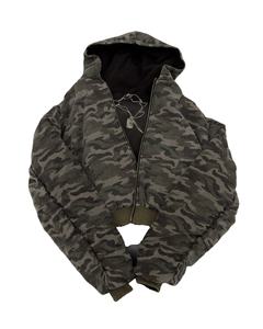 Sudadera con capucha de camuflaje digital informal para hombre, forro polar transpirable con diseño de gran tamaño, ropa de calle de otoño antiestática, Sudadera con capucha - Product Image 1