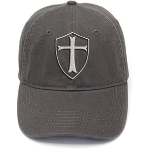Casquette de baseball unisexe des Templiers - Casquette en coton avec croix et écusson brodés - Product Image 2