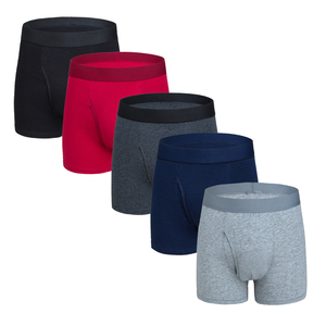Mens Bamboo <b>Boxer</b> Shorts Soft Cooling Underwear Stretch Waist Lightweight Breathable Daily Comfort Sleep Shorts <b>Custom</b> OEM - Product Image 5