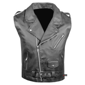 Chaleco de Cuero al por Mayor, Diseño de Logotipo Personalizado de Alta Calidad, Transpirable, Resistente al Viento, de Secado Rápido, Ropa Exterior de Invierno para Hombre, Tallas Grandes - Product Image 6