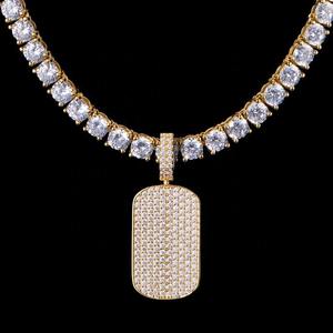 Collier personnalisé de haute qualité avec pendentif chien de basket style diamant glacé et chaîne, bijoux sportifs hip-hop, fabricant - Product Image 2