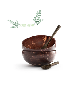 Tazón de Cáscara de Coco a Precio Competitivo - Logotipo Grabado Personalizado, 100% Natural, Ecológico, Hecho a Mano, Tazones para Ensalada de Eco2go Vietnam - Product Image 2