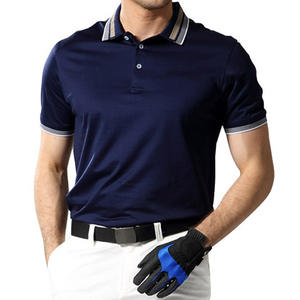 Polo en coton de haute qualité pour homme, T-shirt d'été à manches courtes, Polo brodé ample à revers pour homme - Product Image 2