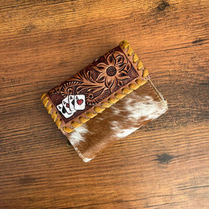 กระเป๋าสตางค์พับสามทบหนังแท้สำหรับผู้หญิงหรูหราสไตล์ยาว RFID ขายดีเครื่องประดับแฟชั่นสารพัดประโยชน์ - Product Image 2