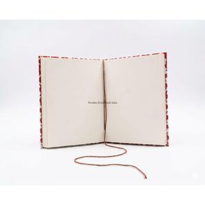 Custom Made Handcrafted Diary Notepad with Digital Printed Fabric Cover 100 Sheets Premium <b>Paper</b> Pages diary Gift for women - Product Image 3
