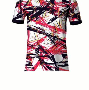 Camiseta Casual Sublimada para Hombre, Cuello Redondo, Manga Corta, Ligera, Suave, 100% Mezcla de Poliéster/Algodón con Estampado - Product Image 4