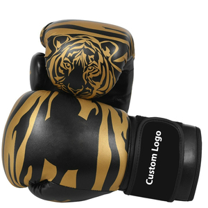 Produit très vendu, gants de boxe pour femmes adultes, protection extérieure, logo personnalisé, cuir PU, tailles MMA, gants de boxe pour hommes - Product Image 2