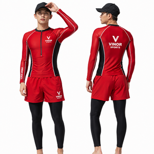 Camiseta Deportiva Vinor Negra y Roja de Manga Corta con Estampado de la Bandera de Puerto Rico por Sublimación, de Secado Rápido, Unisex para Adultos - Product Image 1