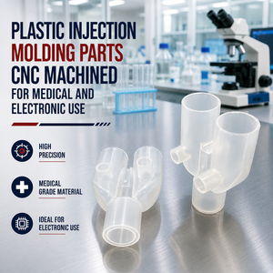 Piezas de Moldeo por Inyección de Plástico Mecanizadas por CNC para Uso Médico y Electrónico - Product Image 3