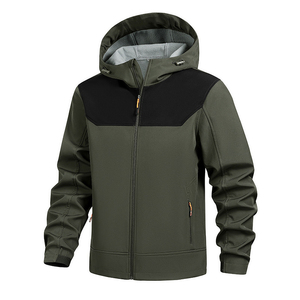 Chaqueta Softshell Impermeable, Cortavientos y Transpirable para Hombre, Estilo Casual, Invierno, con Cierre, Ecológica -TEX, Venta al Por Mayor - Product Image 1