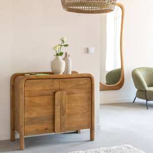 Buffet à 2 portes en bois de manguier Vandana Sereno Terra - Product Image 1