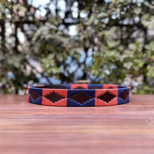 Genuine Water Buffalo Leather Polo Belt Premium Nylon Thread 35mm Width Heavy Hand Finish Durable Zinc Alloy Buckle Customized - Product Image 4