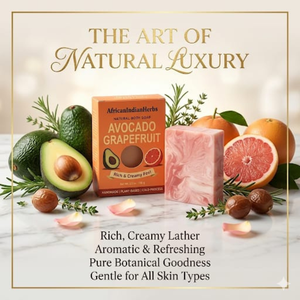 Avocado Grapefruit Beauty <b>Soap</b> for Refreshing Skin Care Cleansing and Daily Wellness Support Naturally Avocado Grapefruit <b>Soap</b> - Product Image 4