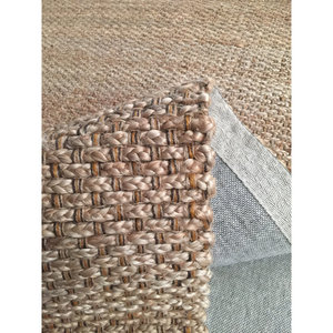 Tapis d'intérieur géométrique en fibre naturelle tissé à la main Textile de maison - Product Image 4