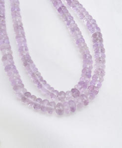 Perles d'améthyste naturelle facettées rondes de 5 mm à 6 mm, perles d'améthyste naturelle facettées pour la création de bijoux fins, pierres précieuses - Product Image 5