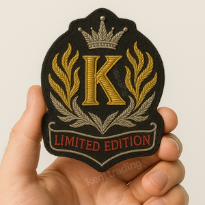 Wholesale Low Price Custom Logo High Quality Bullion Wire Embroidery Badges Patches Handmade Customizable Promotional Safety <b>Pin</b> - Product Image 6