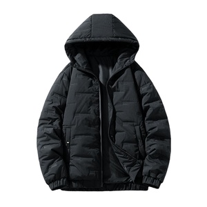 2025แจ็คเก็ตขนเป็ดมีฮู้ดให้ความอบอุ่นใส่ได้ทั้งชายและหญิงสำหรับฤดูใบไม้ผลิน้ำหนักเบากันลมกันน้ำได้ควิลท์โค้ททำงานทางการใส่กลางแจ้งมีโลโก้ด้านหน้า - Product Image 2