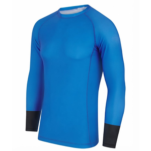 Wholesale Mens Raglan Long Gym Shirts Compression Muscle Wear <b>MMA</b> <b>Rash</b> <b>Guard</b> - Product Image 2