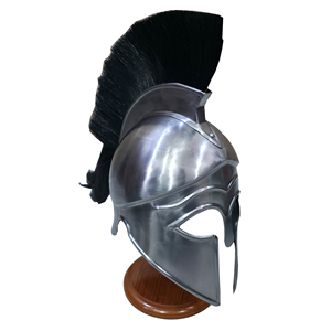 Casque coréen authentique médiéval en acier doux noir avec finition argentée, équipement de tête pour reconstitution historique et événements de cosplay - Product Image 2