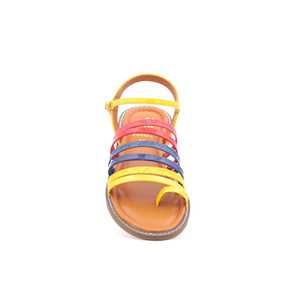 Sandalias formales amarillas con tacón FR4920 - Product Image 1