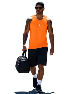 Camiseta sin mangas de algodón para hombre, suave, transpirable y cómoda, ideal para gimnasio, fitness, entrenamiento o uso casual, directamente de fábrica. - Product Image 1