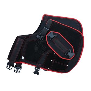 Tablier de Fermeur Professionnel en Cuir et Toile Durable avec Porte-Clous Magnétique, Poches pour Couteaux et Ceinture Ajustable - Product Image 1