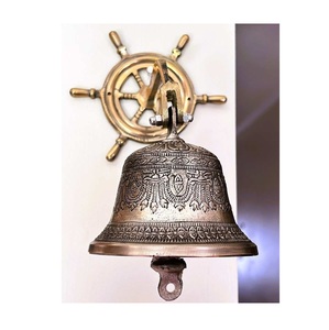 <b>Brass</b> Nautical Ship <b>Bell</b> Marine <b>Bell</b> For Maritime Decor Sailor Gifts Coastal Home Office Wall And Nautical Collection - Product Image 1