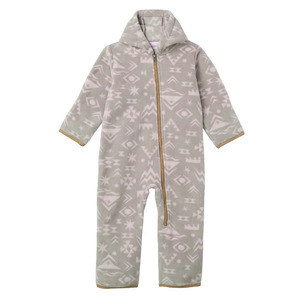 Mameluco con Capucha Gris Personalizado para Bebé, con Cremallera Bidireccional, de Algodón Tejido, Mono Unisex Estampado - Product Image 5