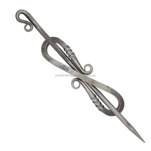 Pince à cheveux viking viking personnalisée médiévale forgeron personnalisé fait bâton de cheveux collections torsadées forgé de haute qualité - Product Image 6