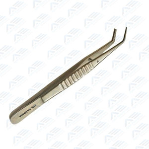 Instrumentos Quirúrgicos Dentales, Instrumentos Médicos, Instrumentos Dentales Quirúrgicos de Acero Inoxidable, Pinzas Dentales con Punta Curva - Product Image 3