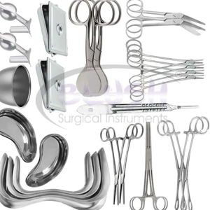 High Grade Manual Orthopedic Surgery Instruments Set Steel Forceps Retractor Tray Scaler Scissor Kit By <b>Blush</b> Surgical - Product Image 5