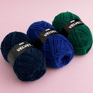 ไหมพรมกำมะหยี่โพลีเอสเตอร์แบบหนา น้ำหนัก 100 กรัม ไหมพรมถักมือ ไหมพรมถักโครเชต์ ไหมพรมกำมะหยี่โครเชต์ - Product Image 3