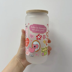 Top Sell UV DTF Cup Wrap Transfers Custom <b>Waterproof</b> Stickers High Adhesive UVDTF Cup Decor Decals 16oz Wraps - Product Image 6