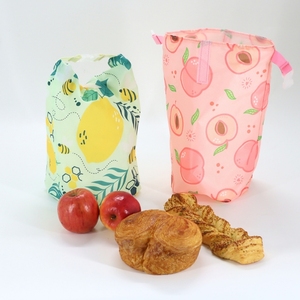Bolsa de sándwich de comida reutilizable de estilo de tamaño de color personalizado superior plegable de pie - Product Image 6