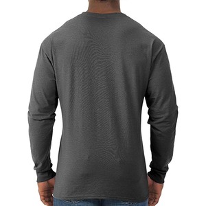 <b>Men</b> <b>Long</b> Sleeve Work T-Shirt Durable Crew Neck Cotton Tee Uniform & Daily Wear Top - Product Image 6