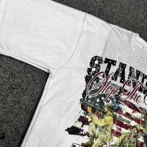 เสื้อสเวตเชิ้ตทรงบ็อกซี่แบบครอปขนาดใหญ่พิเศษ ผ้าเฟรนช์เทอร์รี่เนื้อหนา พิมพ์ลายกราฟิก คอกลม แบบสวม ยูนิเซ็กซ์ รับผลิตแบบ OEM ODM - Product Image 2