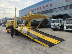 Camion <span class=keywords><strong>de</strong></span> remorquage à plateau plat antidérapant en acier 4x2 <span class=keywords><strong>de</strong></span> 6 tonnes avec système <span class=keywords><strong>de</strong></span> levage hydraulique pour le transport et le dépannage <span class=keywords><strong>de</strong></span> véhicules - Product Image 4