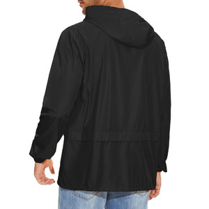 Latest Design Top Quality Windbreaker Jackets For Adults Durable Fabric Solid Color Windbreaker Jacket For Men - Product Image 2